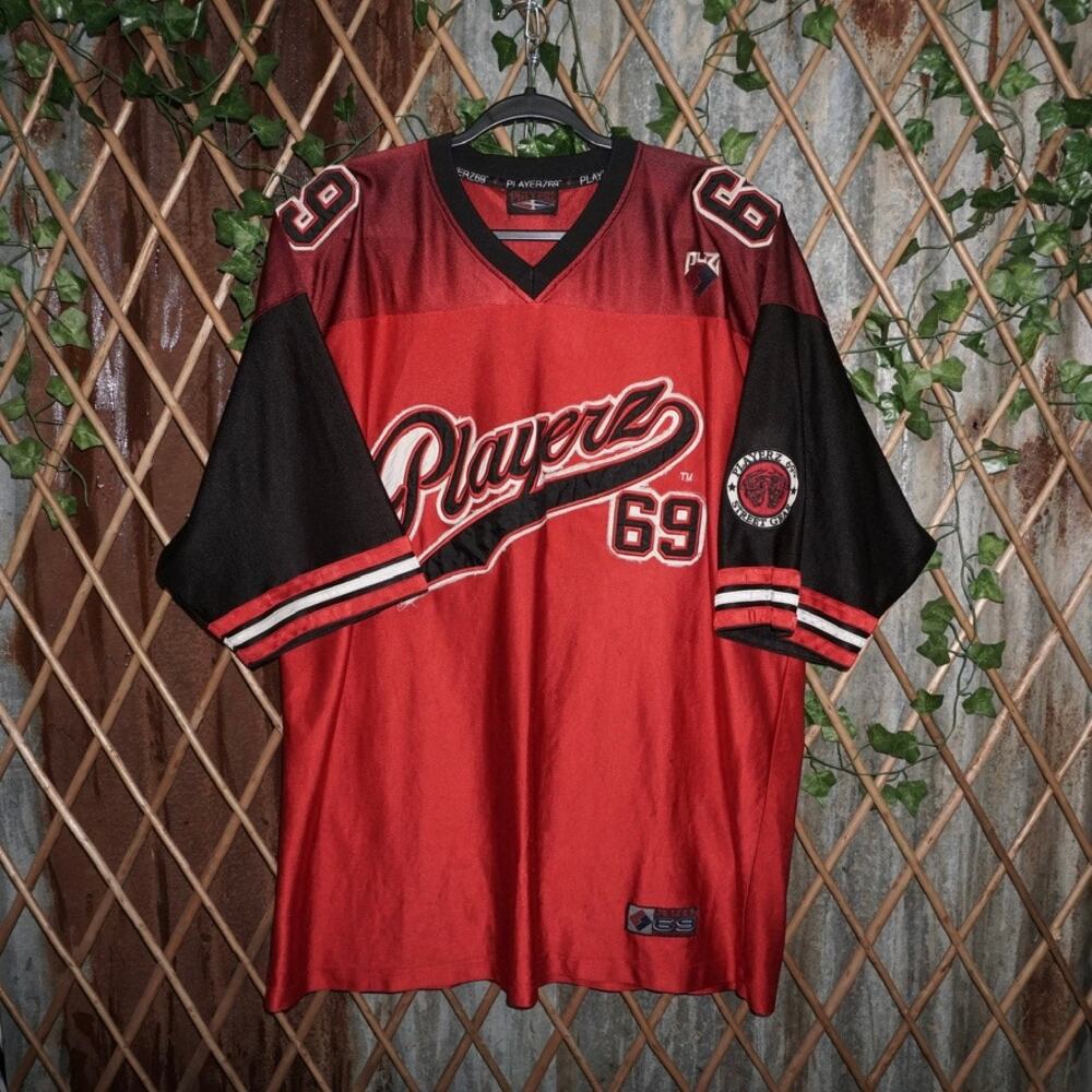 XXL- Vintage Y2K players brand embroider 90s football jersey